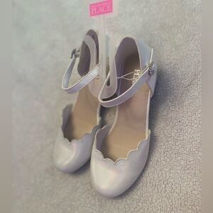New The Children's Place White Girls Dress Shoes